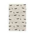 Halloween Bat & Moon Microfiber Tea Towel — Spooky Kitchen Decor