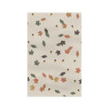 Autumn Leaves Tea Towel – Fall Kitchen Towel with Oak Leaves & Acorns