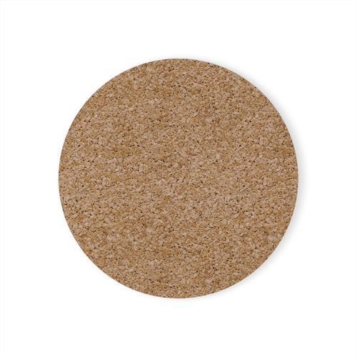 Autumn White Pumpkin Cork-Back Coaster