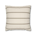Cream Stripe Pillow Cover – Neutral Farmhouse Ticking Stripe